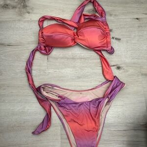Victoria secret swimsuit in a ombre color in size xs